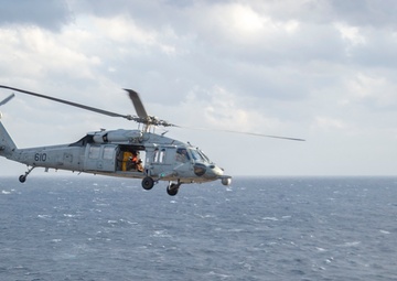 USS Ronald Reagan (CVN 76) combat systems and helicopter operations