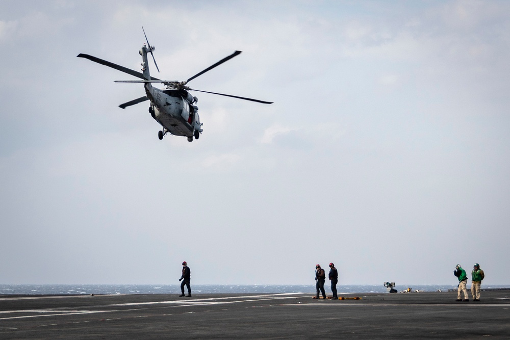 USS Ronald Reagan (CVN 76) conducts flight operations