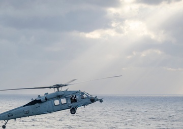 USS Ronald Reagan (CVN 76) combat systems and helicopter operations