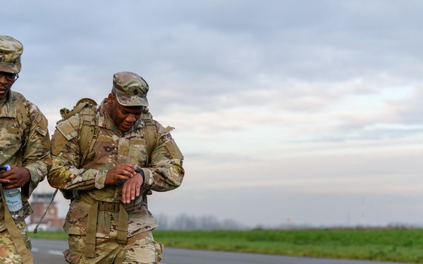 39th Strategic Signal Battalion Q1 Best Warrior Competition: Ruck March