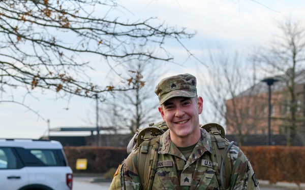 39th Strategic Signal Battalion Q1 Best Warrior Competition: Ruck March