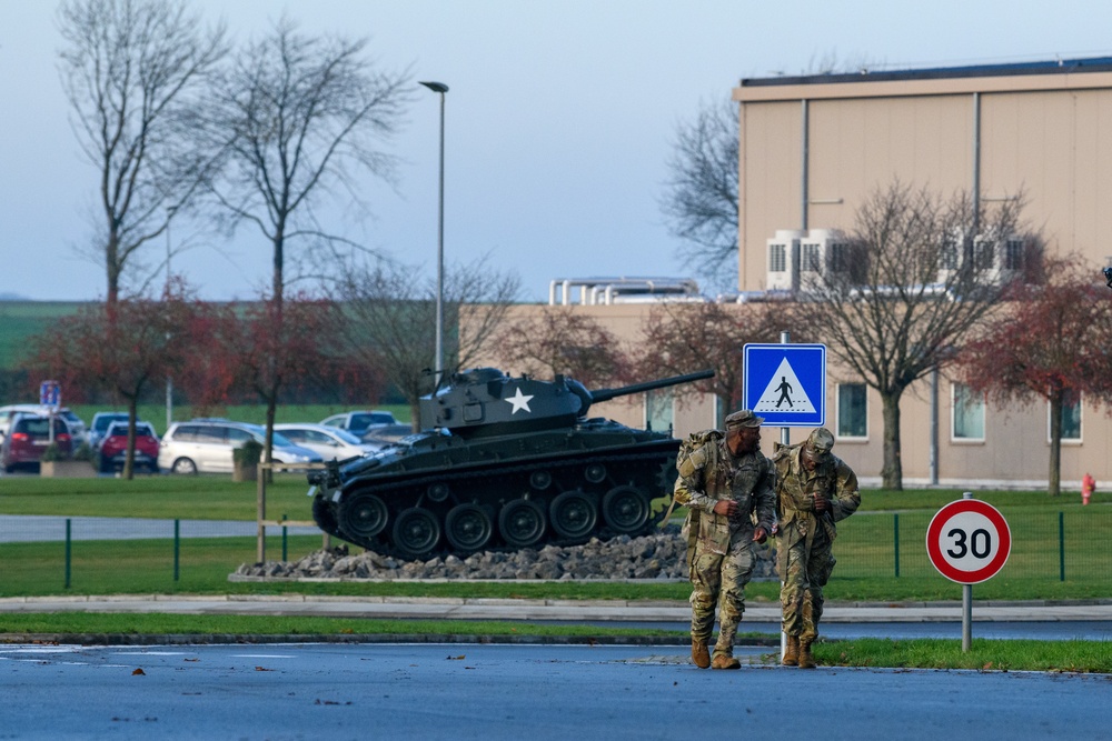 39th Strategic Signal Battalion Q1 Best Warrior Competition: Ruck March