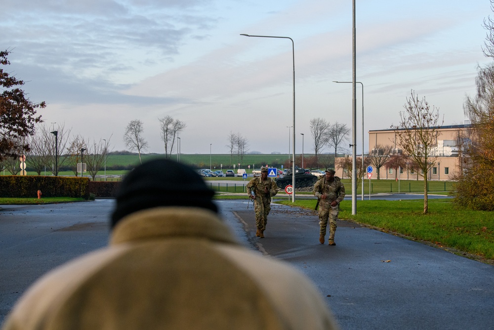 39th Strategic Signal Battalion Q1 Best Warrior Competition: Ruck March