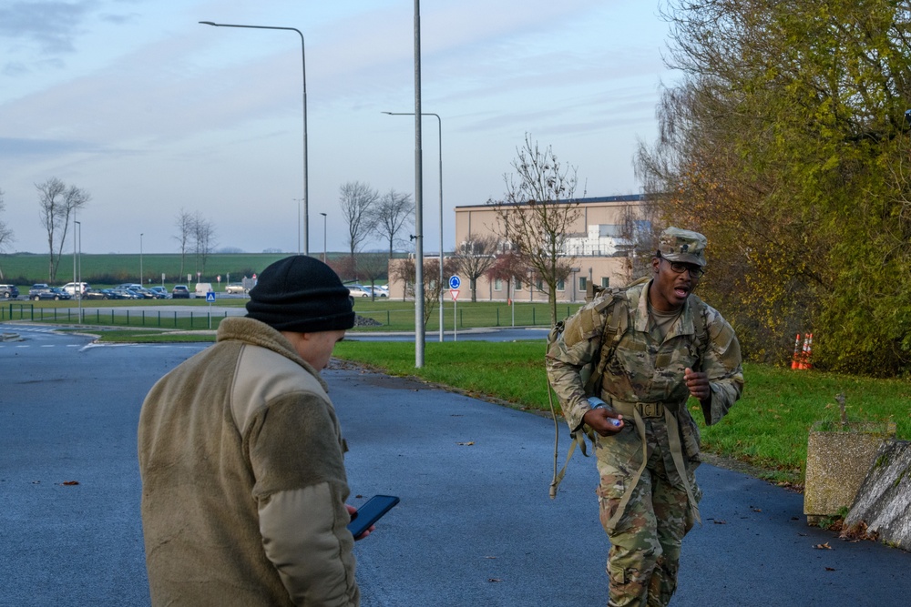 39th Strategic Signal Battalion Q1 Best Warrior Competition: Ruck March