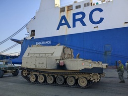 U.S. Army equipment arrives with economic opportunity in Greece