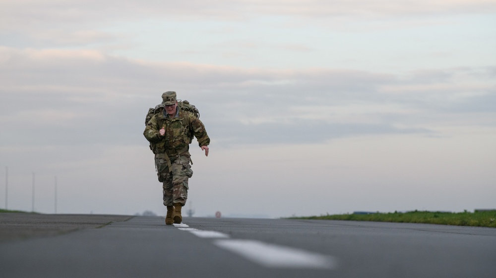 39th Strategic Signal Battalion Q1 Best Warrior Competition: Ruck March