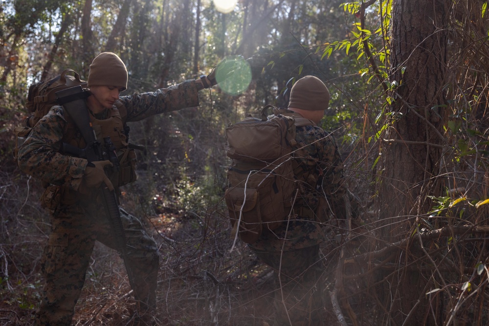 Ground Sensor Platoon provides force protection during MEUEX 1