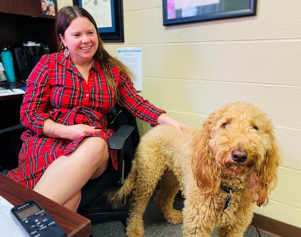 Meet Rosie:  Army Cyber Protection Brigade therapy dog