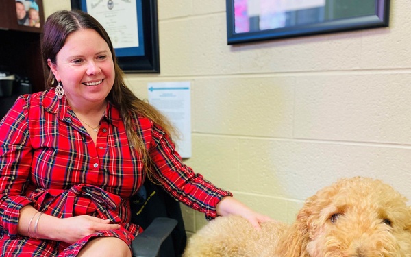 Meet Rosie:  Army Cyber Protection Brigade therapy dog