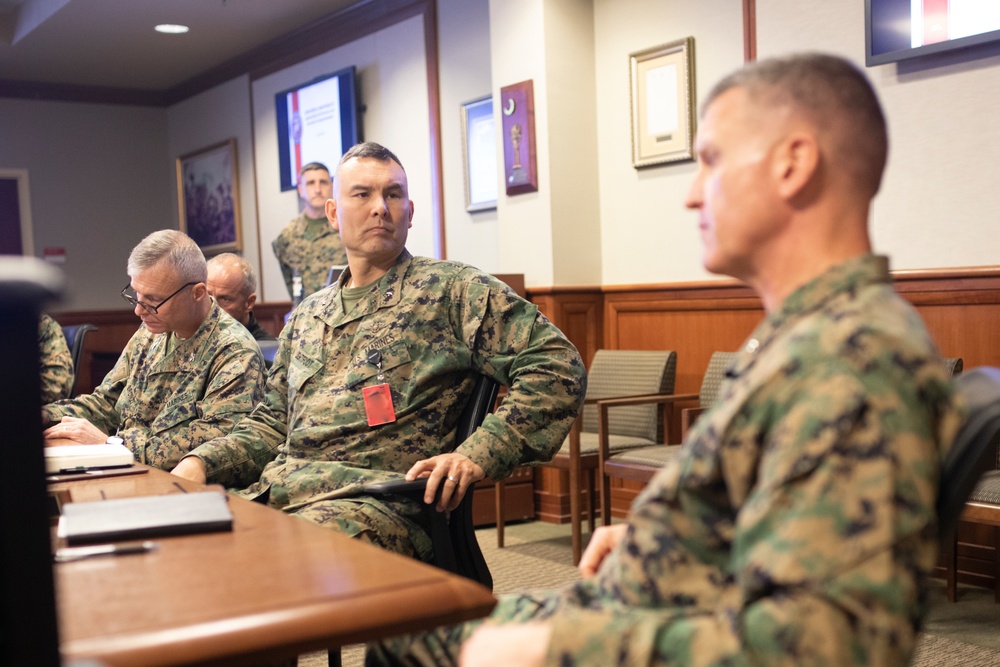 Generals from Combat Development and Integration visit Marine Forces Reserve and Marine Forces South