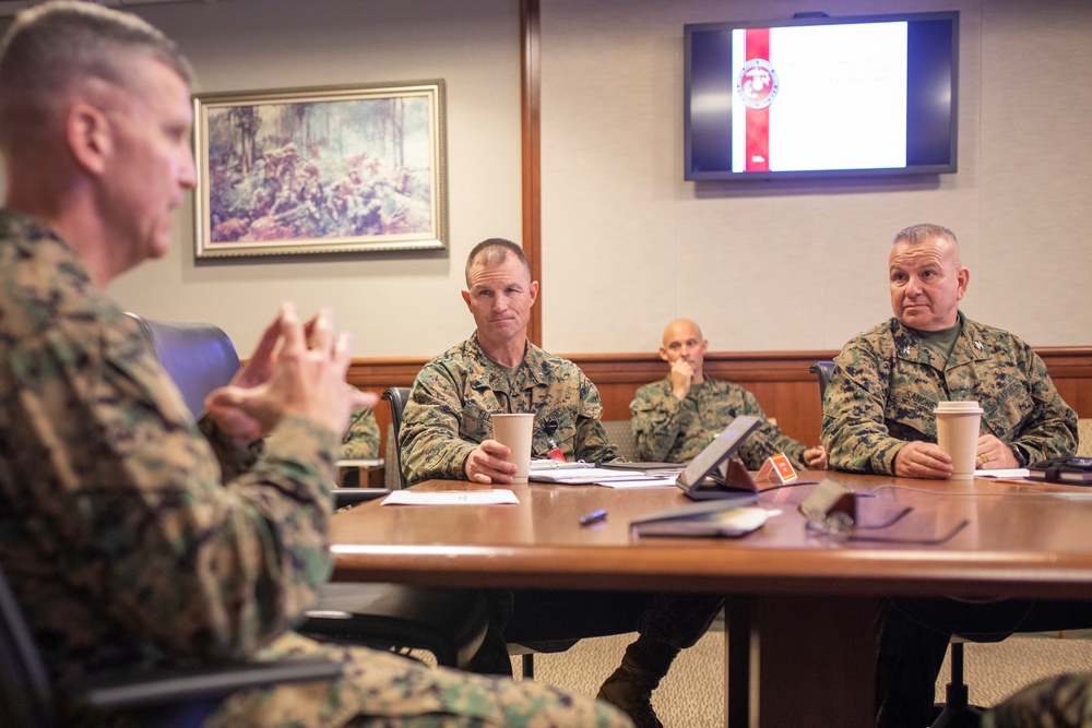 Generals from Combat Development and Integration visit Marine Forces Reserve and Marine Forces South