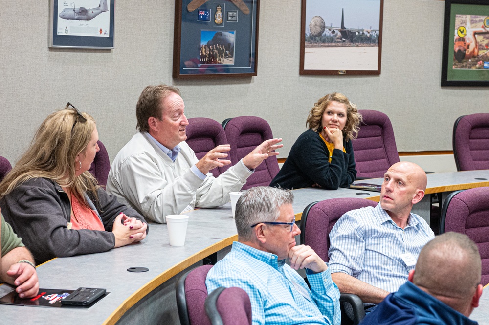 Civic leaders engage with the mission of the 139th Airlift Wing