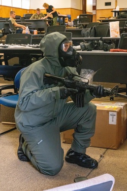 Testing new CBRN protection garments