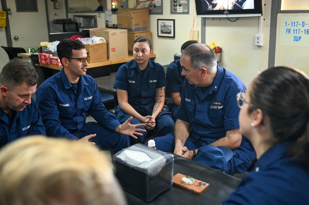 District 5 command visit in support of OVS