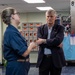 Ambassador Eric W. Stromayer takes a tour of USNS Comfort during Continuing Promise 2022, in Jeremie, Haiti