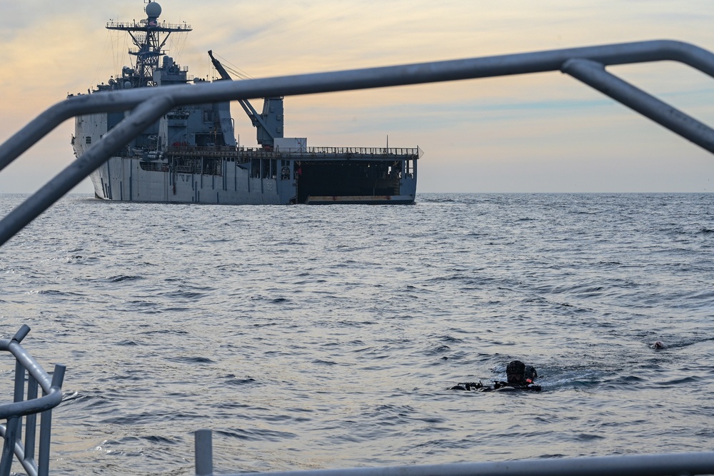 Naval Special Warfare welldeck dive training