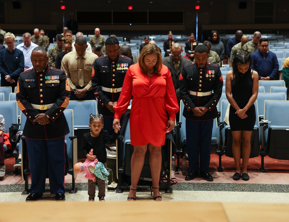 Master Gunnery Sgt. Curtis Wilson Retirement Ceremony