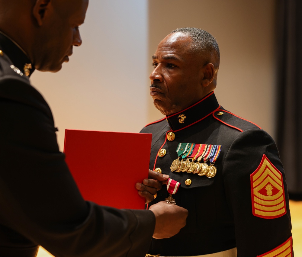 Master Gunnery Sgt. Curtis Wilson Retirement Ceremony