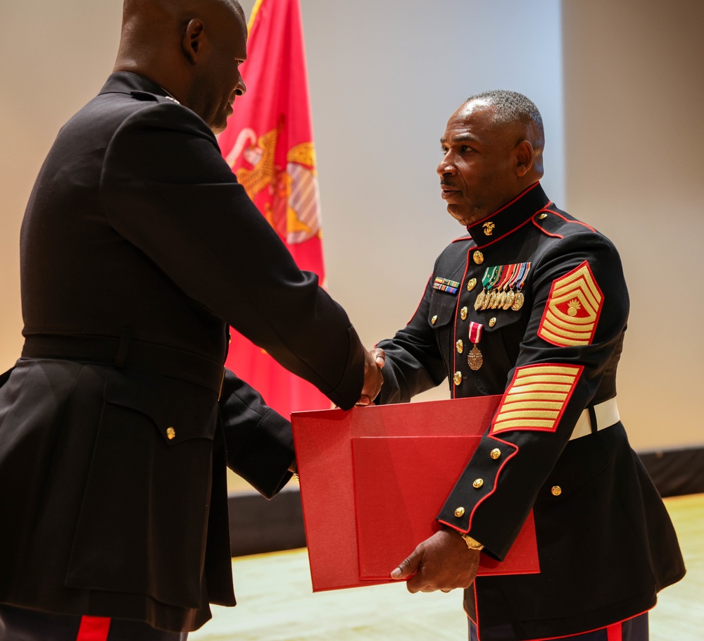 Master Gunnery Sgt. Curtis Wilson Retirement Ceremony