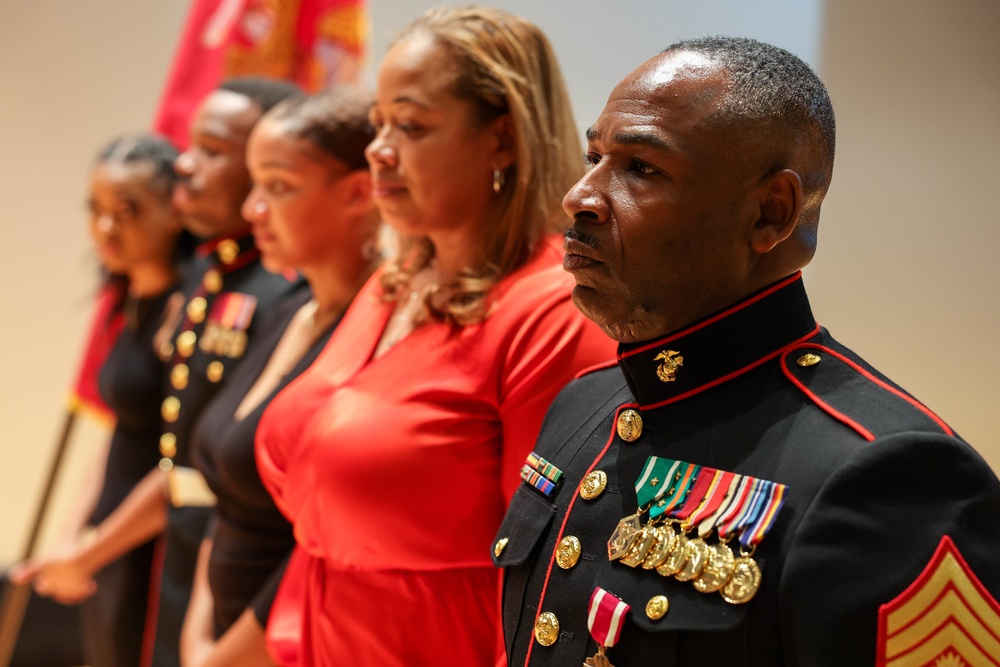 Master Gunnery Sgt. Curtis Wilson Retirement Ceremony