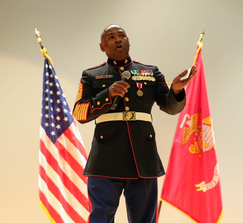 Master Gunnery Sgt. Curtis Wilson Retirement Ceremony