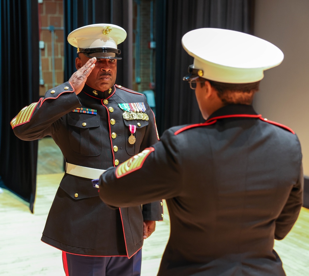 Master Gunnery Sgt. Curtis Wilson Retirement Ceremony