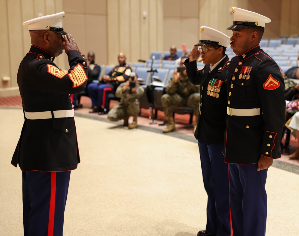 Master Gunnery Sgt. Curtis Wilson Retirement Ceremony