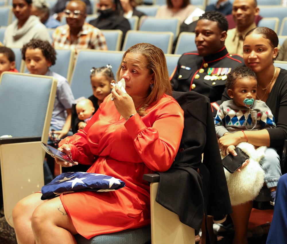 Master Gunnery Sgt. Curtis Wilson Retirement Ceremony