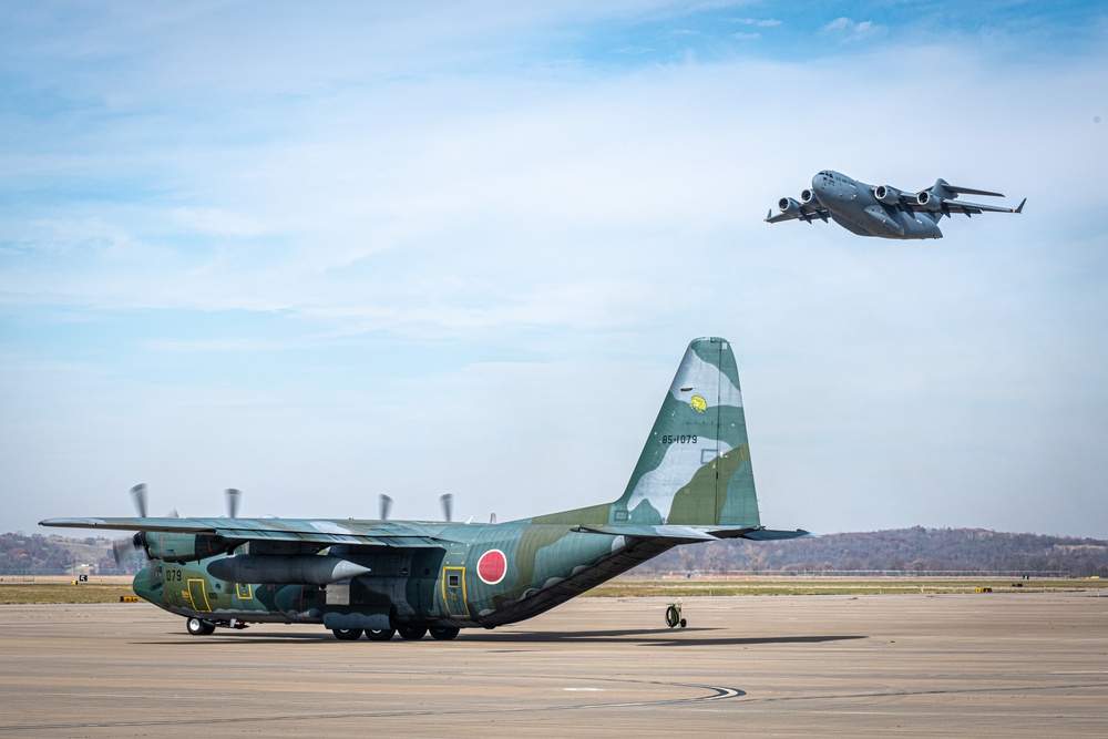 Aircraft from around the world attend an advanced tactics course in Missouri