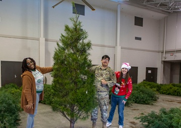 La. Guard spreads holiday cheer with donated Christmas trees