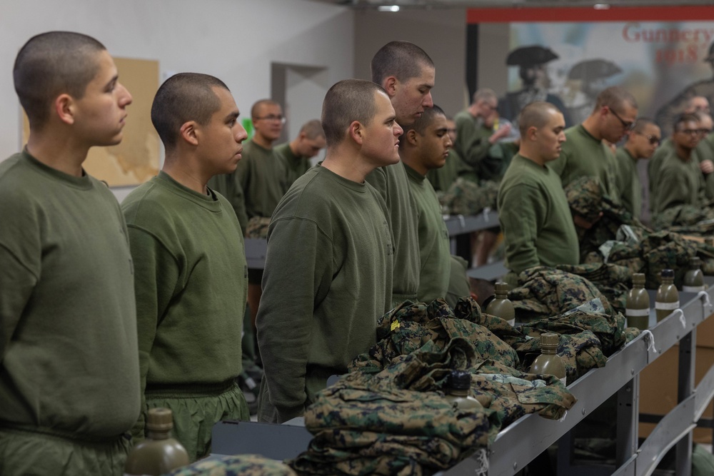 Echo Company Uniform Fitting