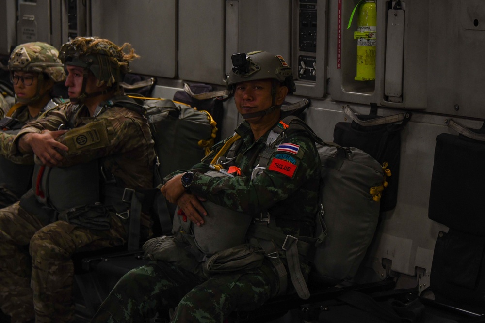 Jumping for joy: 58 AS supports Operation Toy Drop