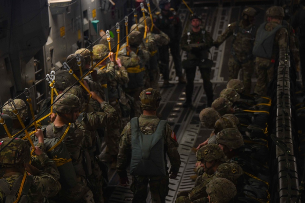 Jumping for joy: 58 AS supports Operation Toy Drop