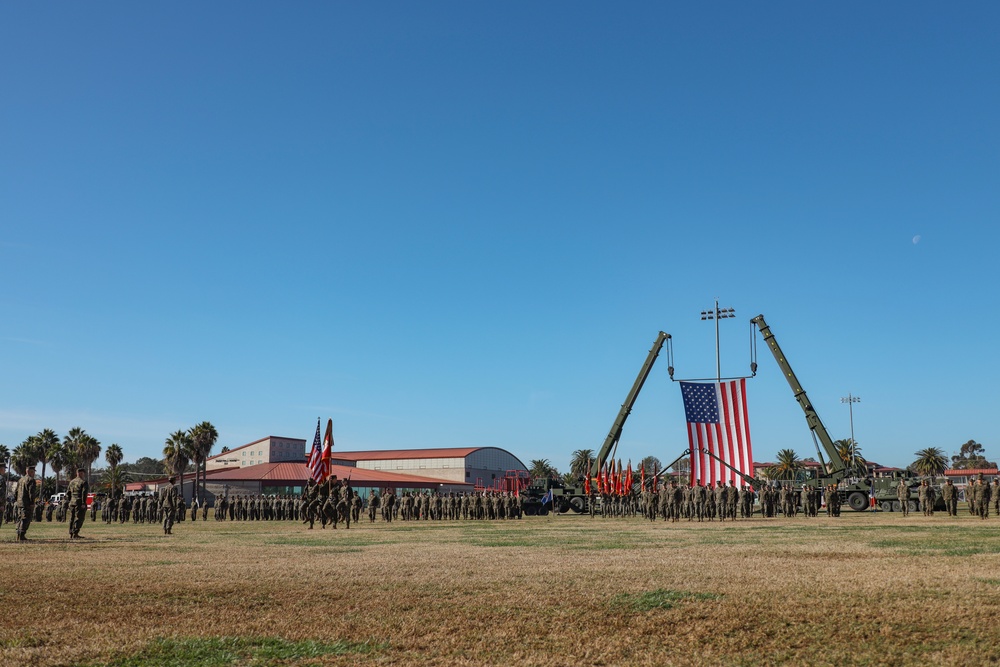 1st Marine Division holds relief, appointment ceremony