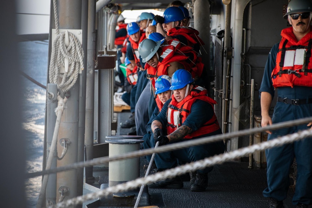 Bunker Hill Underway Replenishment