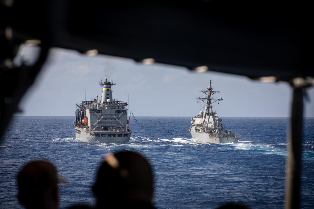 Bunker Hill Underway Replenishment