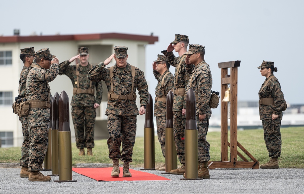 3rd Marine Logistics Group Relief Ceremony for Command Master Chief Charles Ziervogel