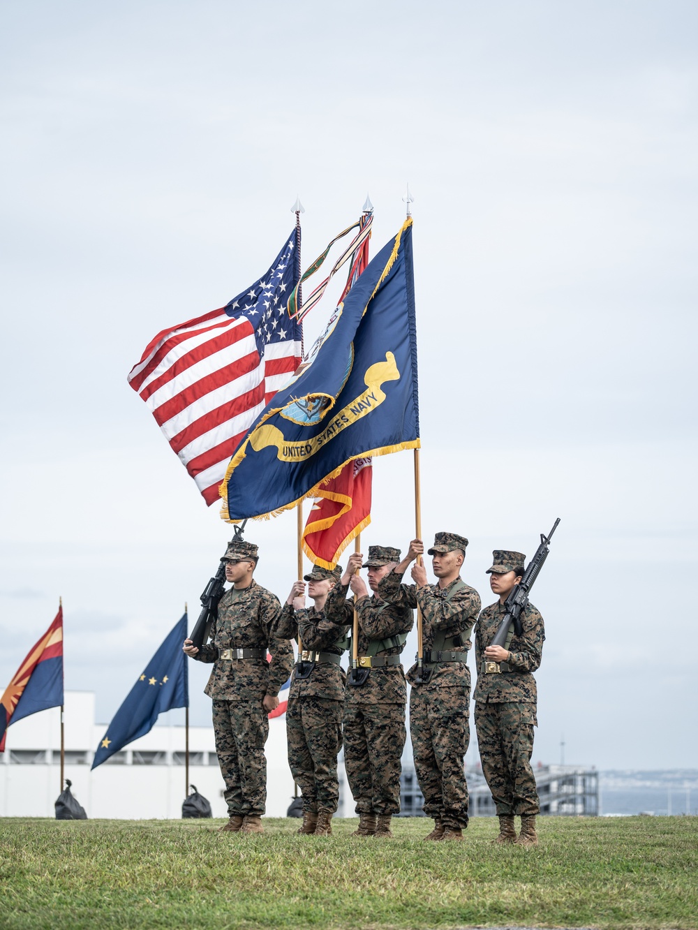 3rd Marine Logistics Group Relief Ceremony for Command Master Chief Charles Ziervogel