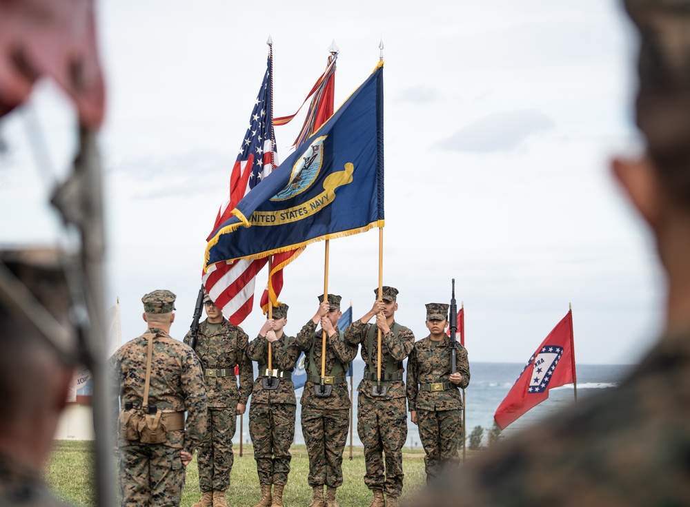 3rd Marine Logistics Group Relief Ceremony for Command Master Chief Charles Ziervogel