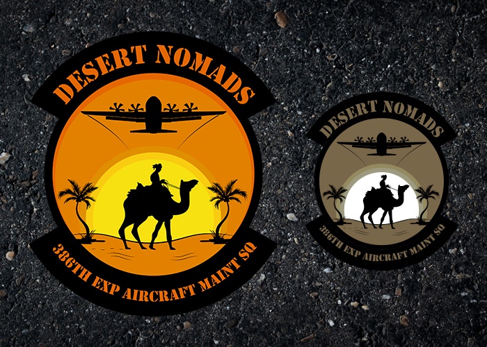 386th EMXG Nomads Patch