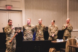 159th Weather Flight accept award for winning Thor's Forecast Challenge