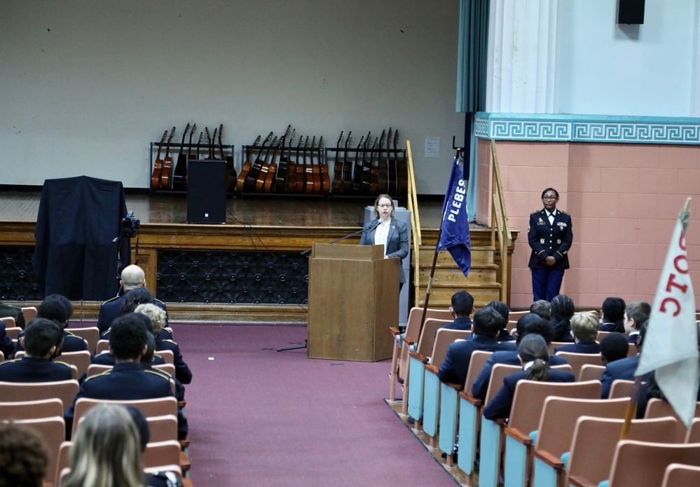 Army Logistics University and Franklin Military Academy adoption ceremony