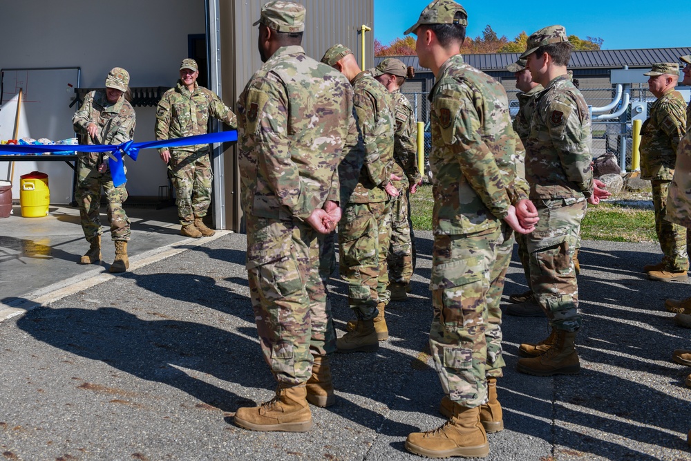 Civil engineers cut ribbon on DIY training facility