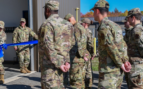 Civil engineers cut ribbon on DIY training facility