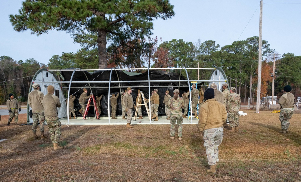 SJAFB Multi-Capable Airmen assemble tent city