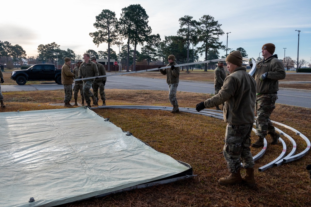 SJAFB Multi-Capable Airmen assemble tent city