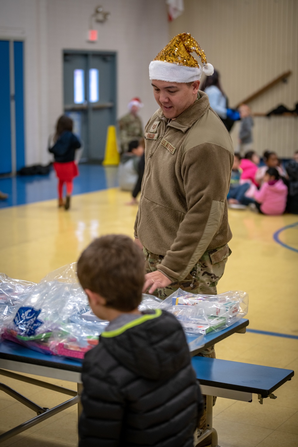 349 AMW Airmen deliver holiday cheer