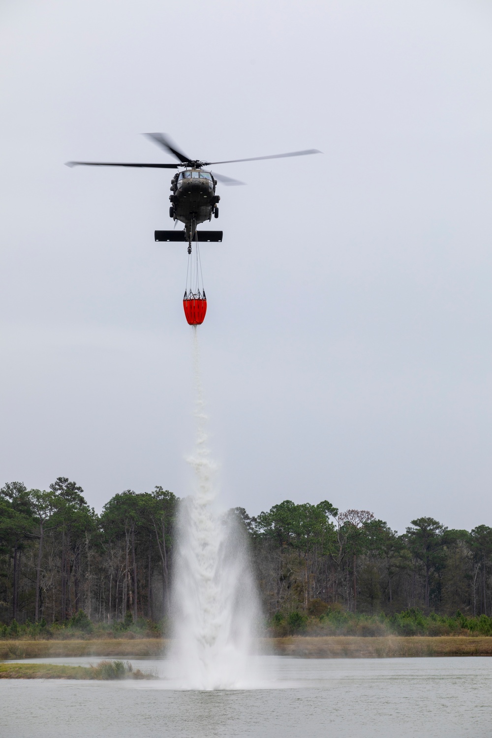 3rd Combat Aviation Brigade Soldiers conduct Bambi Bucket training