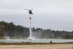 3rd Combat Aviation Brigade Soldiers conduct Bambi Bucket training