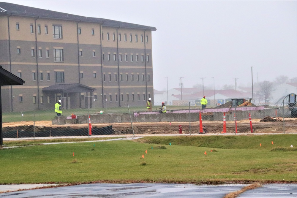 November 2022 construction operations of $11.96 million transient training brigade headquarters at Fort McCoy